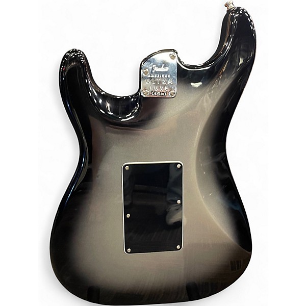 Used Fender American Ultra Luxe Stratocaster HSS FR Silverburst Solid Body Electric Guitar