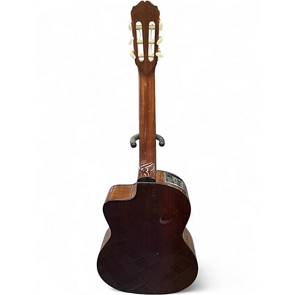 Used Takamine EG128SC Natural Classical Acoustic Electric Guitar