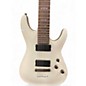 Used Schecter Guitar Research Demon 7 String White Solid Body Electric Guitar