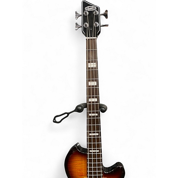 Used Supro 2042TS HUNTINGTON II Tobacco Sunburst Electric Bass Guitar