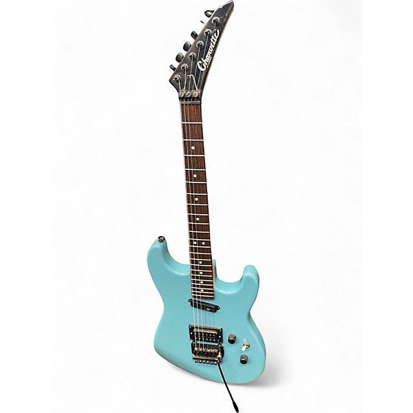 Used Charvelle CHARVETTE Blue Solid Body Electric Guitar