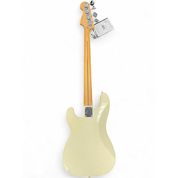 Used Squier Affinity Precision Bass White Electric Bass Guitar