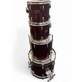 Used Pearl 4 Piece Forum Red Drum Kit