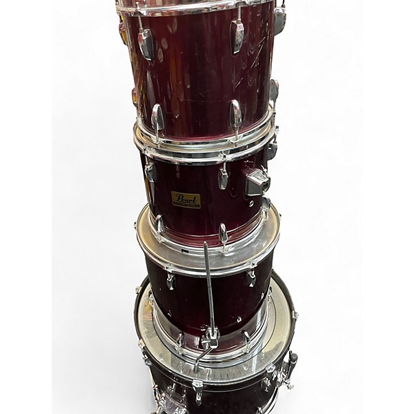 Used Pearl 4 Piece Forum Red Drum Kit