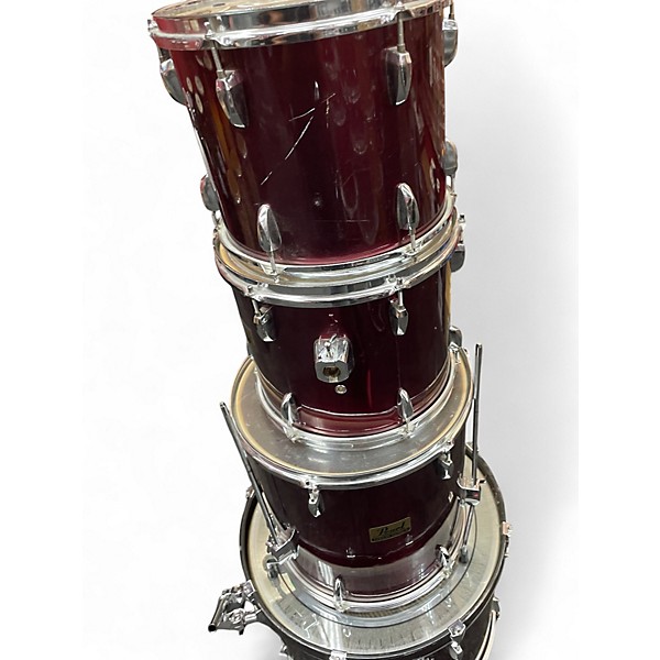 Used Pearl 4 Piece Forum Red Drum Kit