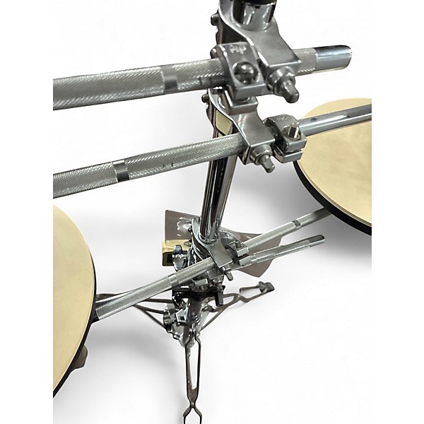 Used DW Multiple Go Anywhere practice set Silver Drum