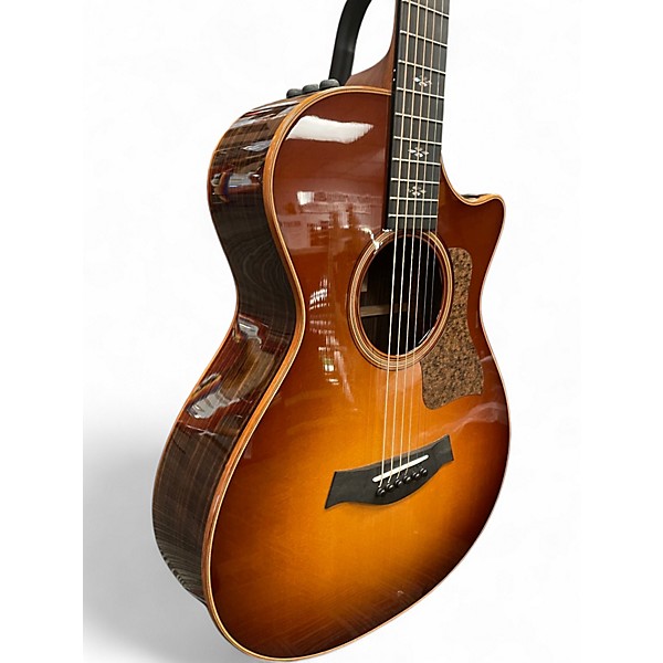 Used Taylor 712CE 12-FRET Golden Brown Shaded Edgeburst Acoustic Electric Guitar