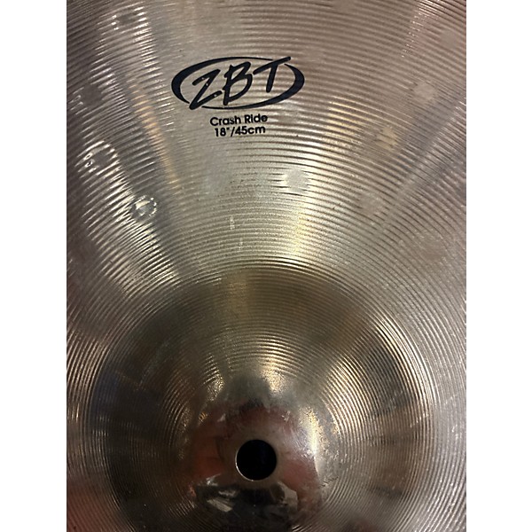Used Zildjian 18in ZBT Crash Ride Cymbal