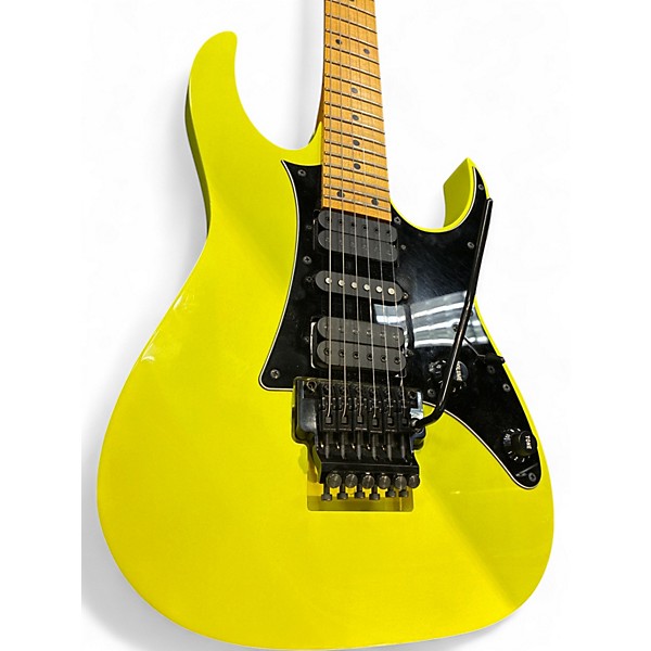 Used 2024 Ibanez RG550 Desert Sun Yellow Solid Body Electric Guitar