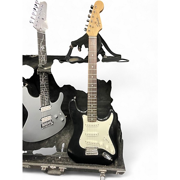 Used Squier Bullet Stratocaster Black Solid Body Electric Guitar