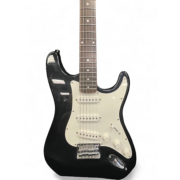 Used Squier Bullet Stratocaster Black Solid Body Electric Guitar