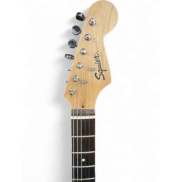 Used Squier Bullet Stratocaster Black Solid Body Electric Guitar