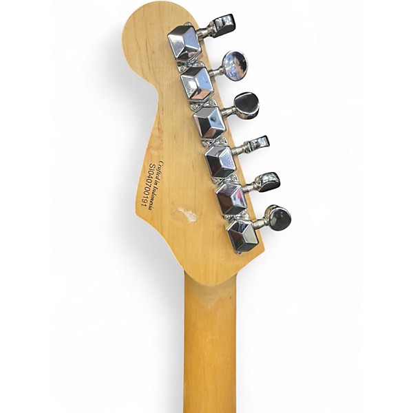 Used Squier Bullet Stratocaster Black Solid Body Electric Guitar
