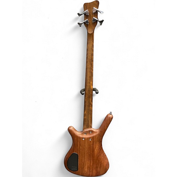 Used Warwick Corvette Standard Fretless Walnut Electric Bass Guitar
