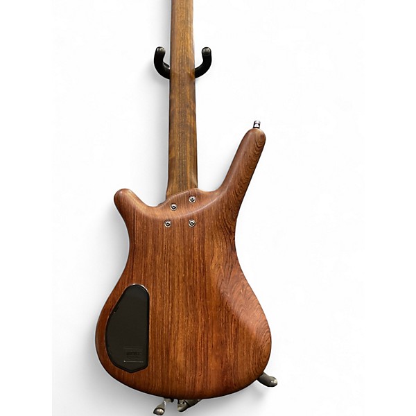 Used Warwick Corvette Standard Fretless Walnut Electric Bass Guitar
