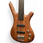 Used Warwick Corvette Standard Fretless Walnut Electric Bass Guitar