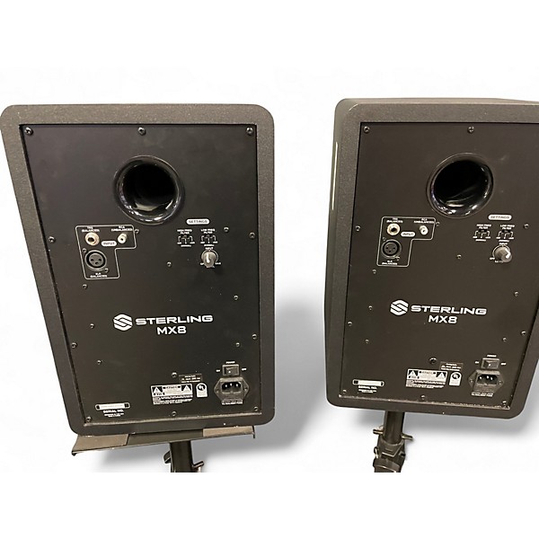 Used Sterling Audio MX8 Pair Powered Monitor