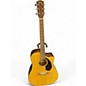Used Fender CD60CE Dreadnought Natural Acoustic Electric Guitar thumbnail