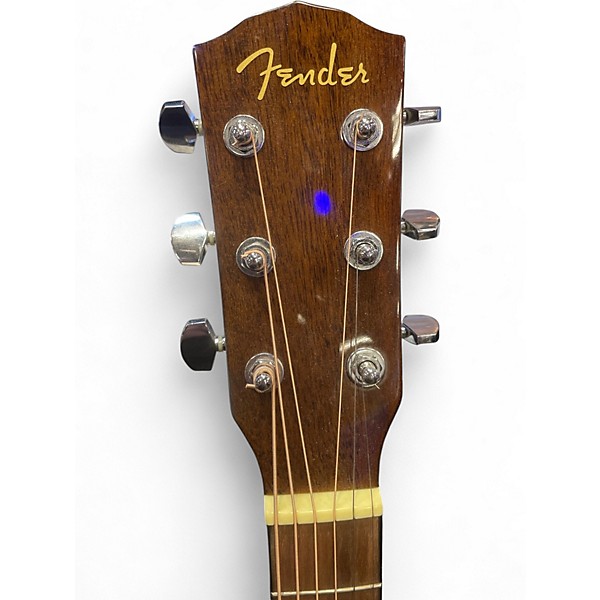 Used Fender CD60CE Dreadnought Natural Acoustic Electric Guitar