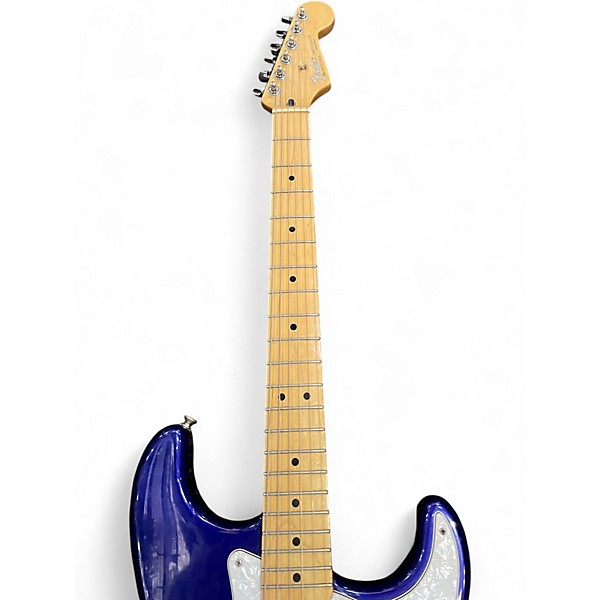 Used 2001 Fender Standard Stratocaster Midnight Blue Solid Body Electric Guitar