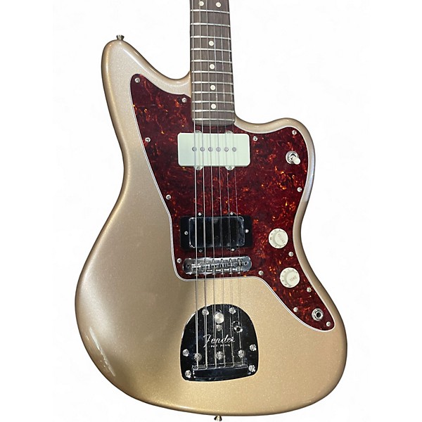 Used Fender American Professional Classic Jazzmaster Faded Firemist Gold Solid Body Electric Guitar