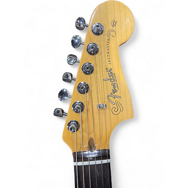 Used Fender American Professional Classic Jazzmaster Faded Firemist Gold Solid Body Electric Guitar