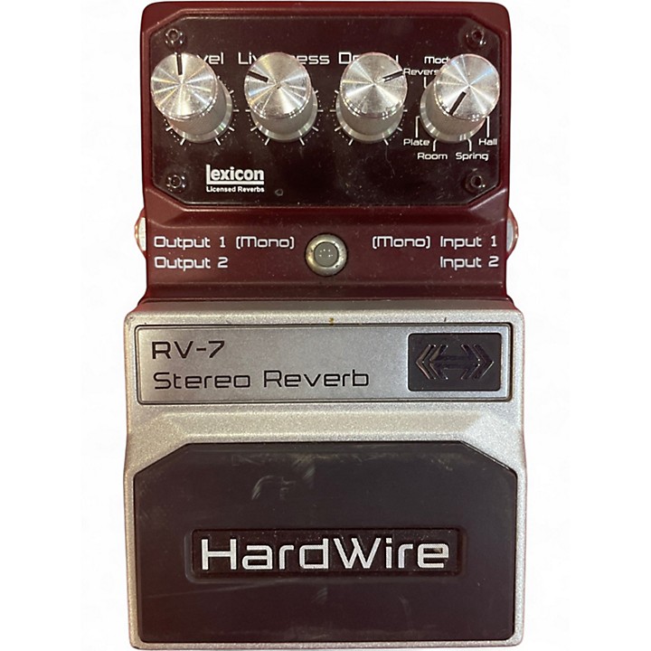 Used DigiTech Hardwire Series RV7 Reverb Effect Pedal | Guitar Center