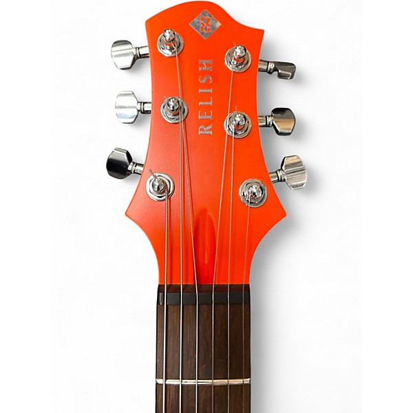 Used Relish Guitars FIERY mARY ORANGE Solid Body Electric Guitar