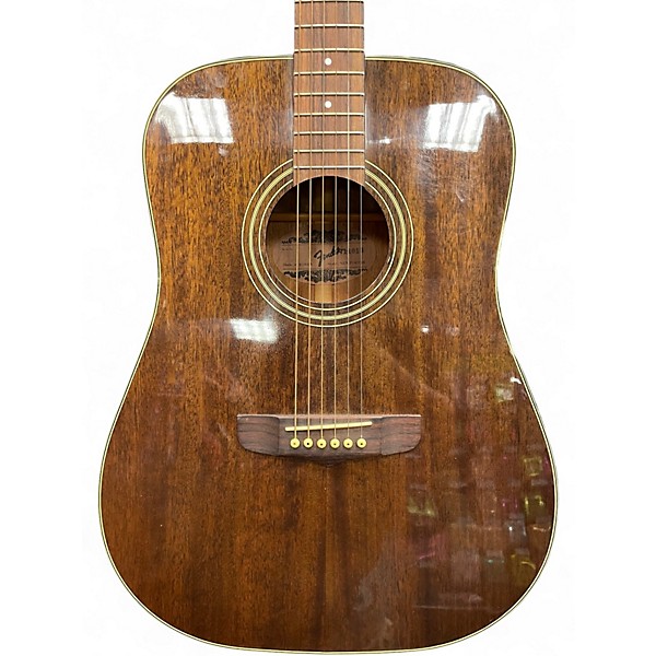 Used Fender NEWPORTER Vintage Natural Acoustic Guitar