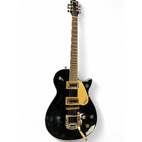 Used Gretsch Guitars G5237TG ELECTROMATIC Black and Gold Solid Body Electric Guitar