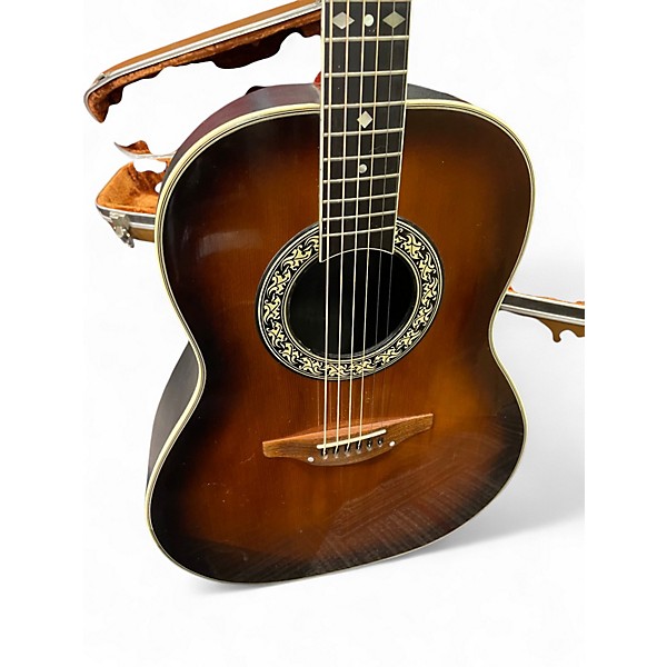 Used 1973 Ovation 1117-1 2 Color Sunburst Acoustic Guitar