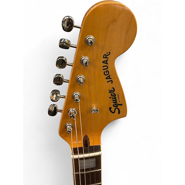 Used Squier CLASSIC VIBE 1970S JAGUAR Daphne Blue Solid Body Electric Guitar