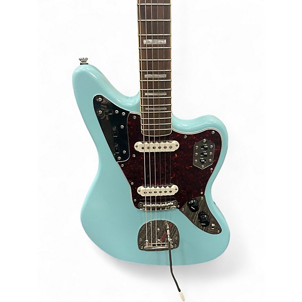 Used Squier CLASSIC VIBE 1970S JAGUAR Daphne Blue Solid Body Electric Guitar
