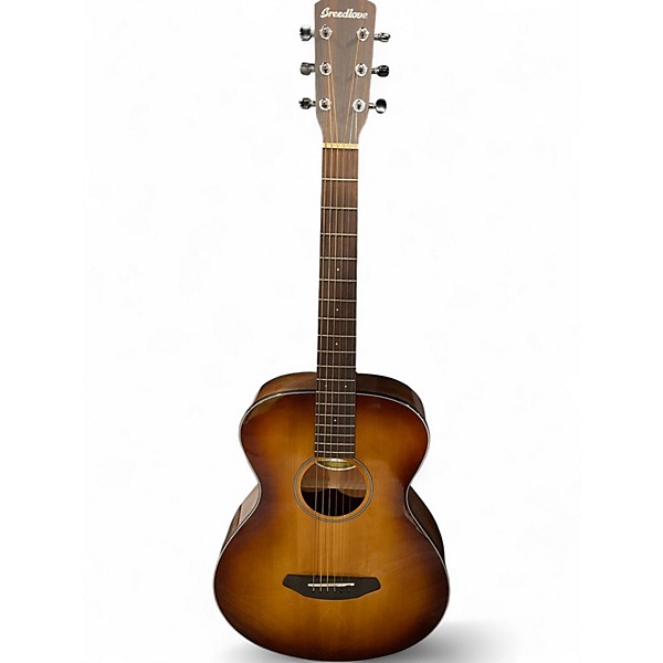 Used Breedlove discovery concertina edgeburst Acoustic Guitar