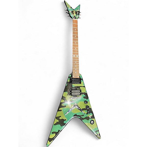 Used Washburn DIME V Camo Solid Body Electric Guitar