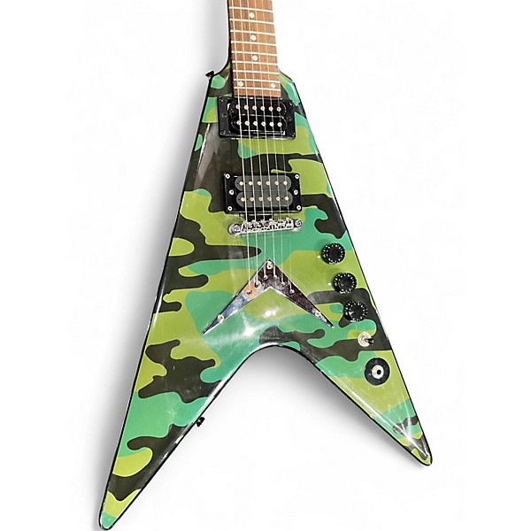 Used Washburn DIME V Camo Solid Body Electric Guitar