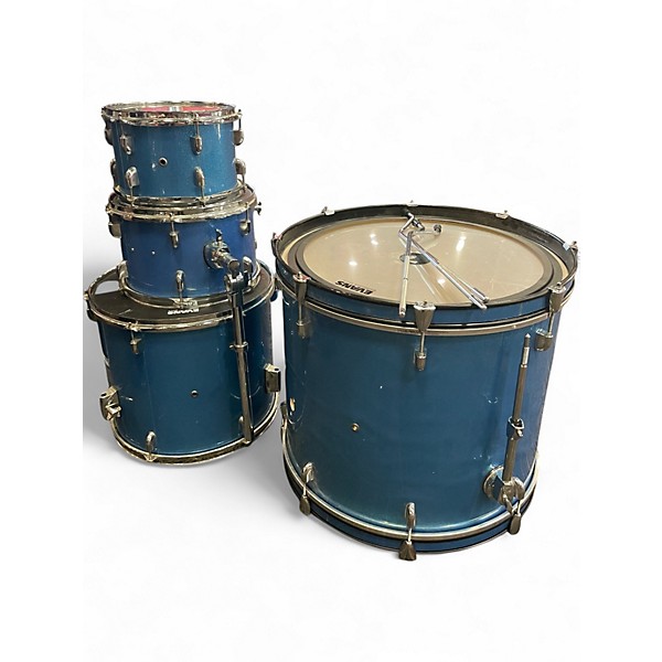 Used PDP by DW 4 Piece CENTER STAGE BLUE Drum Kit