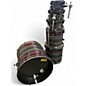 Used Miscellaneous 6 Piece 6 Piece Custom Purple/Green/Black Swirl Drum Kit