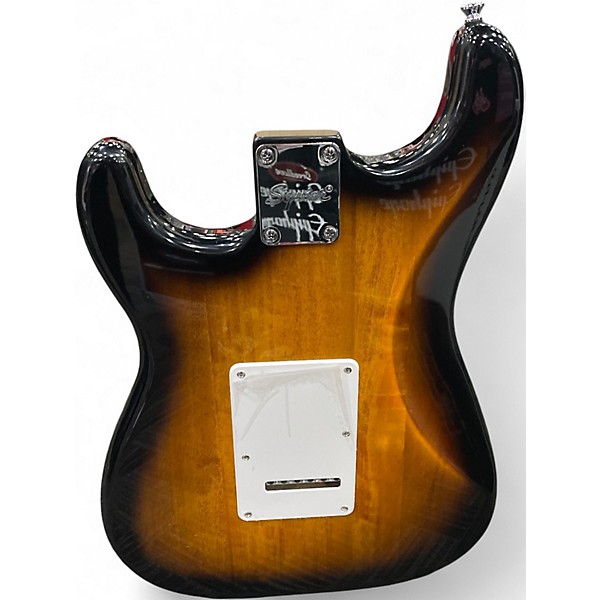 Used Squier Standard Stratocaster 2 Color Sunburst Solid Body Electric Guitar