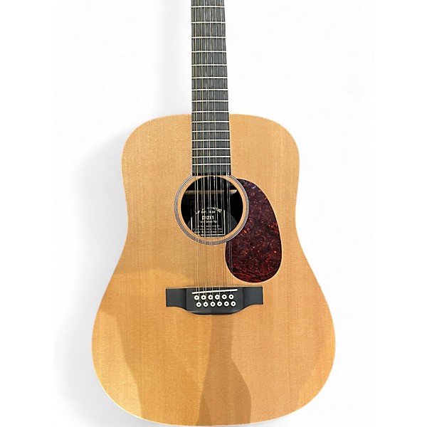 Used Martin D12X1 Natural 12 String Acoustic Guitar