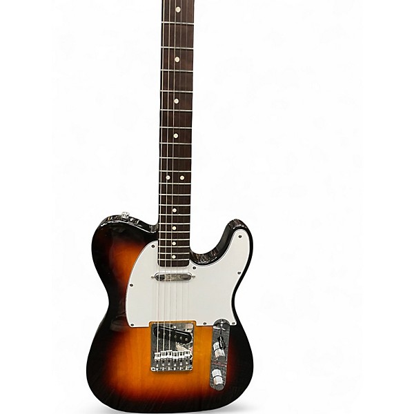 Used Fender Standard Telecaster 3 Tone Sunburst Solid Body Electric Guitar