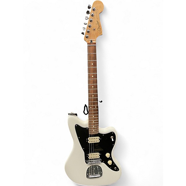 Used Fender Modern Player Jazzmaster HH Polar White Solid Body Electric Guitar