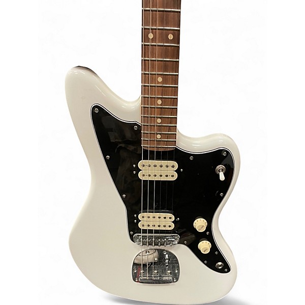 Used Fender Modern Player Jazzmaster HH Polar White Solid Body Electric Guitar