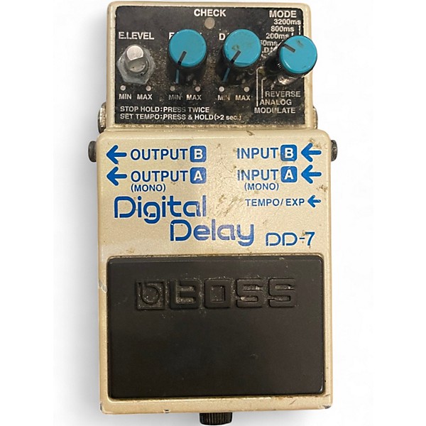 Used BOSS DD7 Digital Delay Effect Pedal