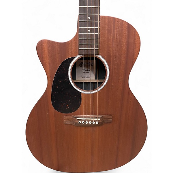 Used Martin GPCX2 LEFT HANDED Natural Acoustic Electric Guitar