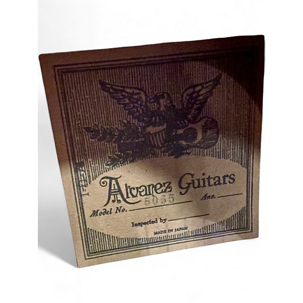 Used Alvarez 5055 Natural Acoustic Guitar