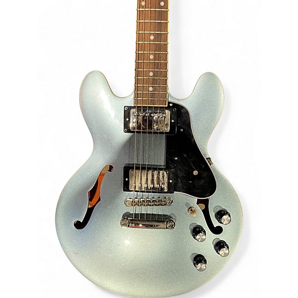 Used Epiphone ES339 Jewel Blue Hollow Body Electric Guitar