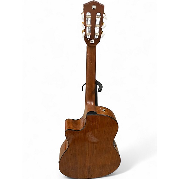 Used Fender CDN240SCE Natural Classical Acoustic Electric Guitar