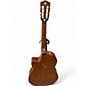 Used Fender CDN240SCE Natural Classical Acoustic Electric Guitar