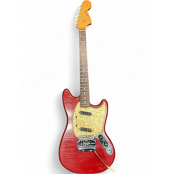 Vintage 1966 Fender Mustang Dakota Red Solid Body Electric Guitar